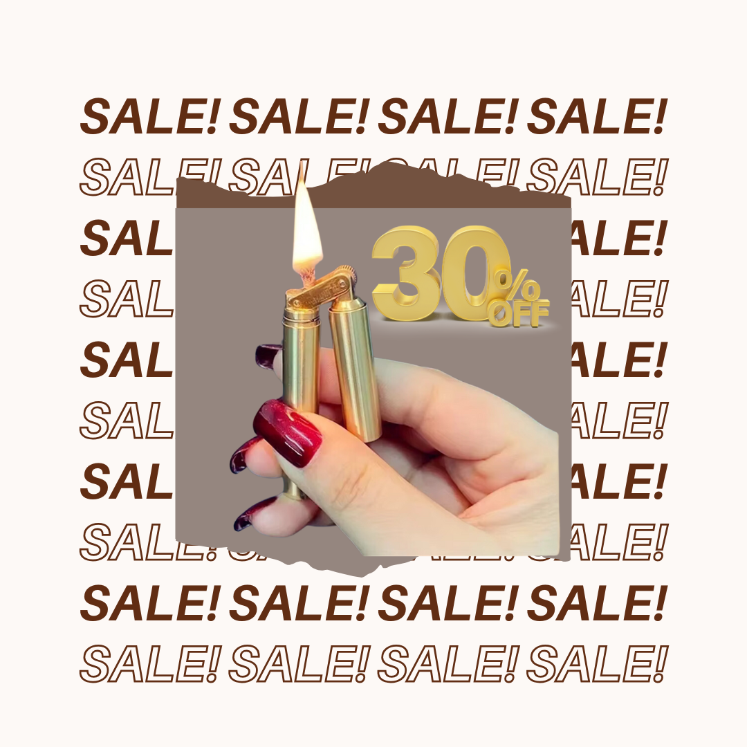 Brass Nunchaku Windproof Lighter