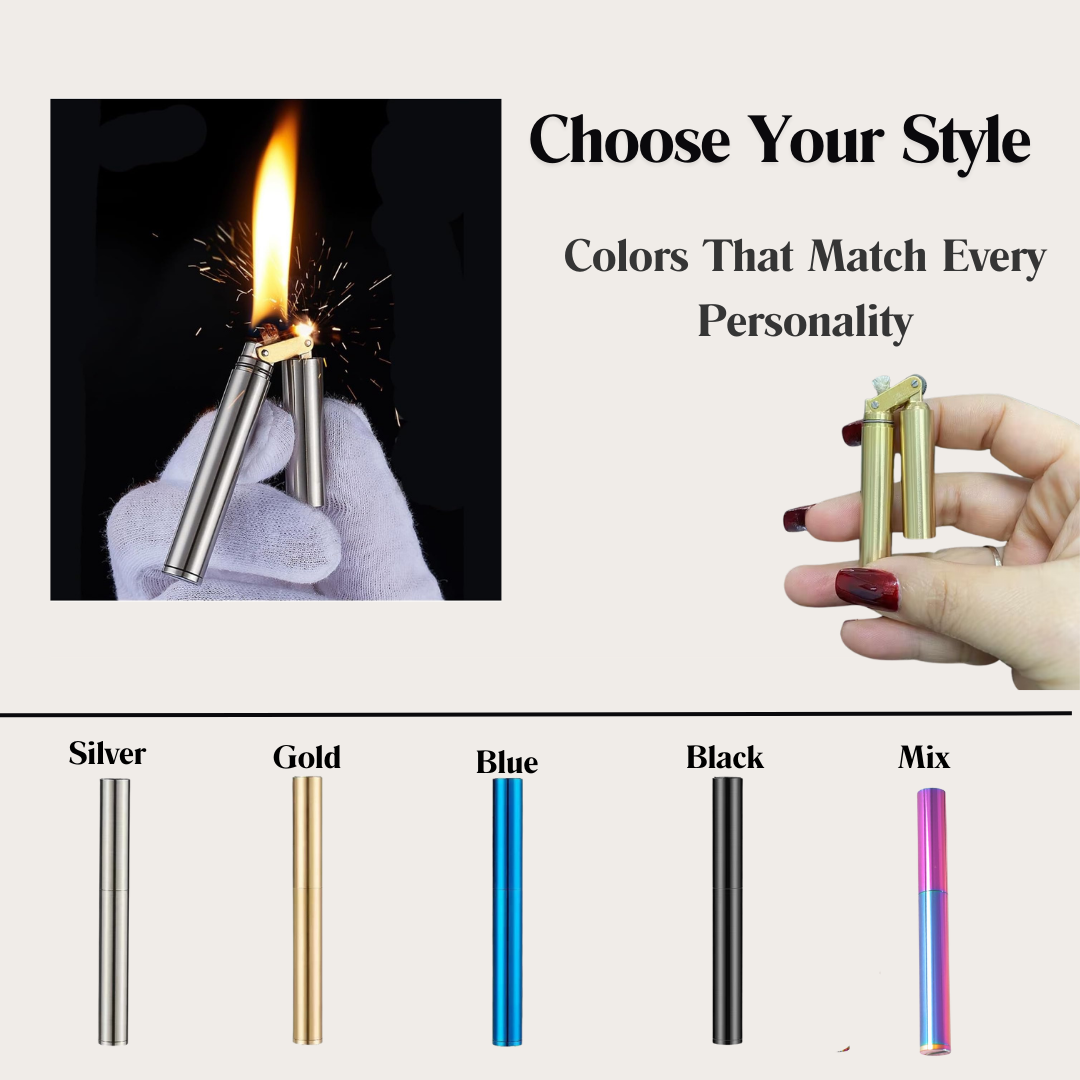 Brass Nunchaku Windproof Lighter