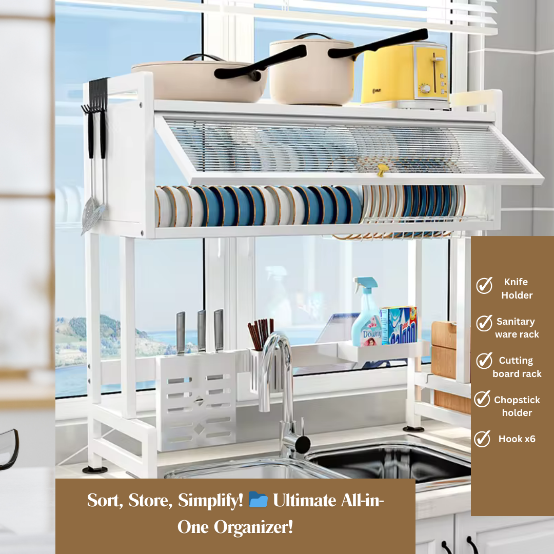 Over The Sink Dish Drying Rack