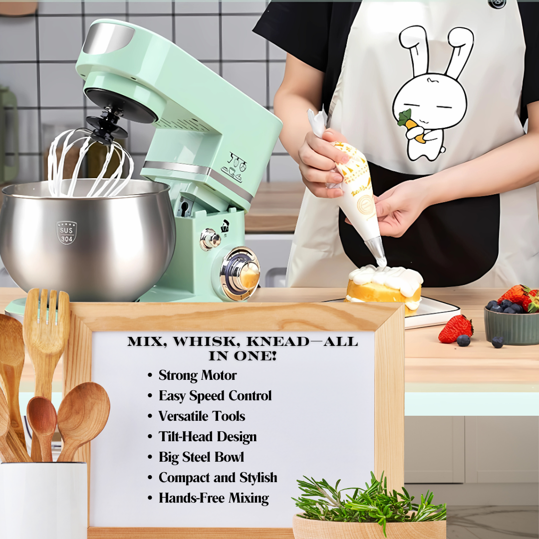 Stainless Steel Electric Stand Mixer