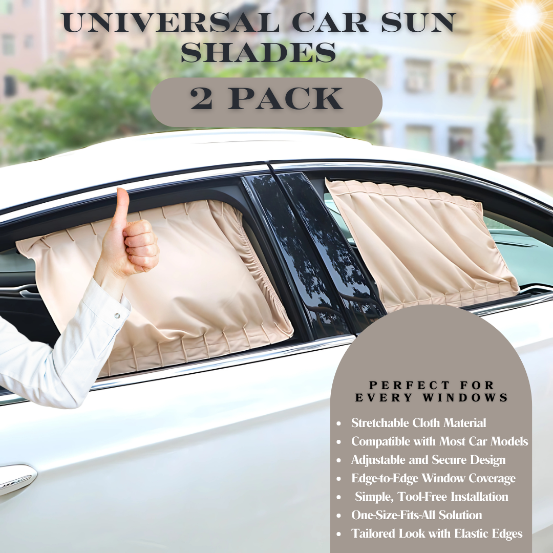 2 Pack Universal Car Sun Shade